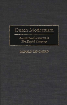Image for Dutch Modernism
