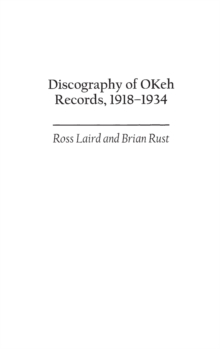 Image for Discography of OKeh Records, 1918-1934