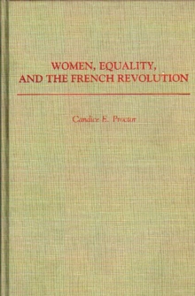 Image for Women, equality, and the French Revolution