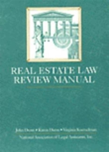 Image for Real Estate Law Review Manual