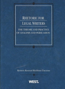 Image for Rhetoric for Legal Writers