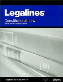 Image for Legalines on Constitutional Law, Keyed to Choper