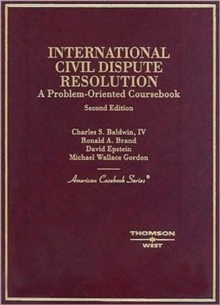 Image for International Civil Dispute Resolution