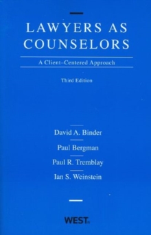 Image for Lawyers as Counselors, A Client-Centered Approach