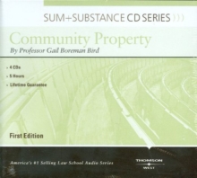Image for Sum and Substance Audio on Community Property