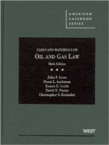 Image for Cases and Materials on Oil and Gas Law