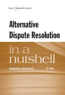 Image for Alternative Dispute Resolution in a Nutshell