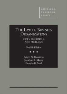 Image for The Law of Business Organizations : Cases, Materials, and Problems, 12th