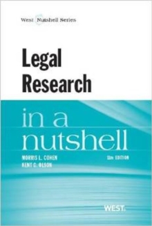 Image for Legal Research in a Nutshell