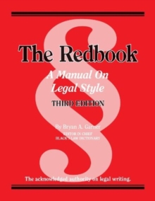 Image for The redbook  : a manual on legal style