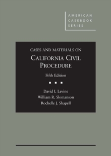 Image for Cases and Materials on California Civil Procedure