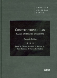 Image for Constitutional Law : Cases Comments and Questions,11th