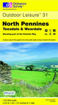 Image for OUTDOOR LEISURE MAP 0031: NORTH PENNINE