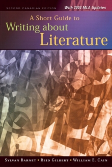 Image for Short Guide to Writing About Literature Second Canadian Edition