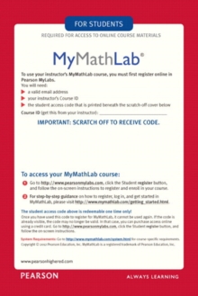 Image for MyLab Math -- Glue-in Access Card