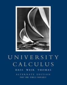 Image for University Calculus : Alternate Edition, Part One (Single Variable, Chap 1-10)