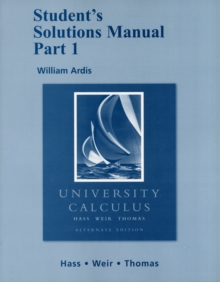 Image for Student Solutions Manual Part 1 for University Calculus : Alternate Edition