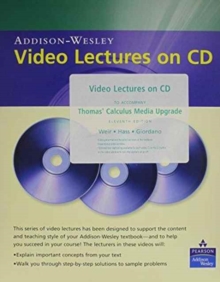Image for Video Lectures on CD with Optional Captioning for Thomas' Calculus Media Upgrade