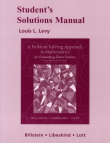 Image for Student Solutions Manual for A Problem Solving Approach to Mathematics for Elementary School Teachers