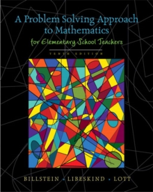 Image for Problem solving approach to mathematics for elementary school teachers, A