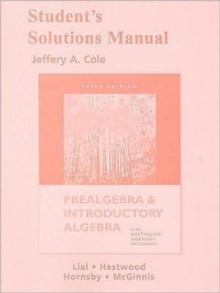 Image for Student Solutions Manual for Prealgebra and Introductory Algebra