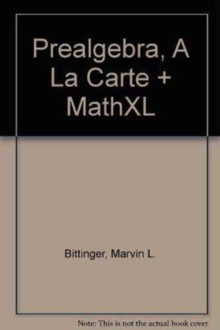 Image for Prealgebra, A La Carte + MathXL