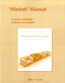 Image for Minitab Manual for Statistics for Business