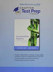 Image for Video Resources on DVD with Chapter Test Prep Videos for Intermediate Algebra through Applications