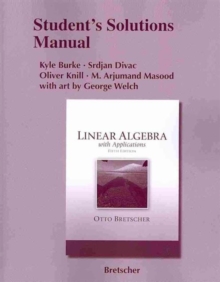 Image for Linear algebra with applications, fifth edition: Student's solutions manual