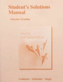 Image for Student's Solutions Manual for Finite Mathematics & Its Applications