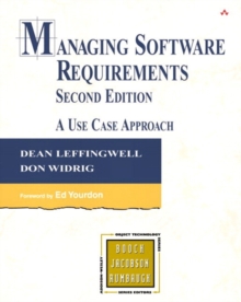 Image for Managing Software Requirements (paperback) : A Use Case Approach