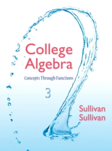 Image for College Algebra : Concepts Through Functions