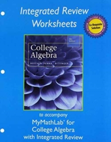 Image for Worksheets for College Algebra with Integrated Review