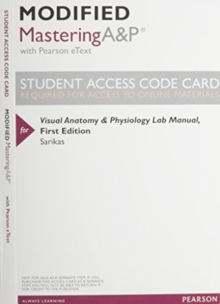Image for Modified Mastering A&P with Pearson eText -- ValuePack Access Card -- for Visual Anatomy & Physiology Lab Manual