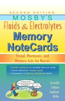 Image for Mosby's Fluids & Electrolytes Memory NoteCards
