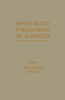 Image for Many-body Phenomena at Surfaces