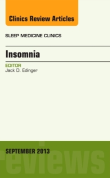 Image for Insomnia, An Issue of Sleep Medicine Clinics