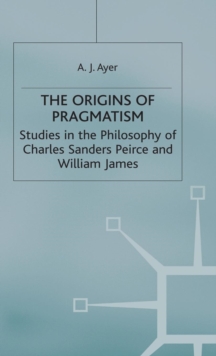Image for The Origins of Pragmatism