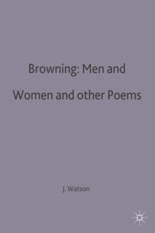 Image for Browning  : 'Men and women' and other poems
