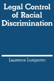 Image for Legal Control of Racial Discrimination