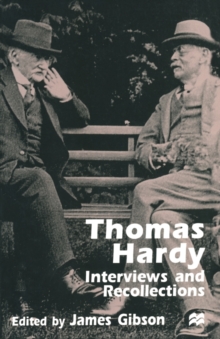 Image for Thomas Hardy  : interviews and recollections