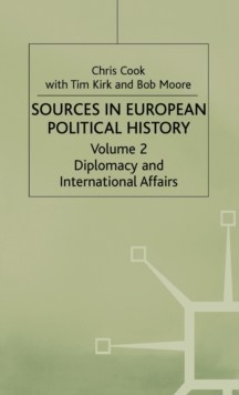 Image for Sources in European Political History : Volume 2: Diplomacy and International Affairs