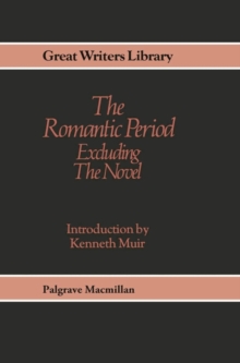 Image for Romantic Period : Excluding the Novel