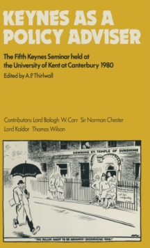 Image for Keynes as a Policy Adviser