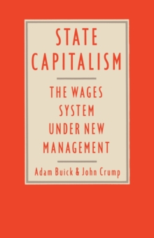 Image for State Capitalism: The Wages System under New Management