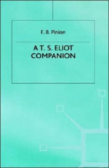 Image for A T.S.Eliot Companion : Life and Works