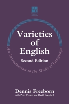 Image for Varieties of English : An Introduction to Language Studies