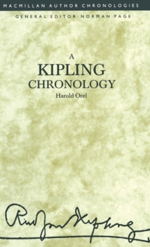 Image for A Kipling Chronology