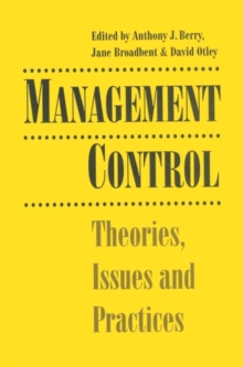 Image for MANAGEMENT CONTROL HC