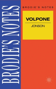 Image for Jonson: Volpone